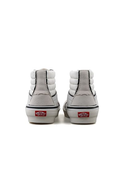Vans Sk8 Hi Reconstruct Unisex dvouvrstvá slupovací semišová obuv pro volný čas Vn0005ukqjm1 bílá