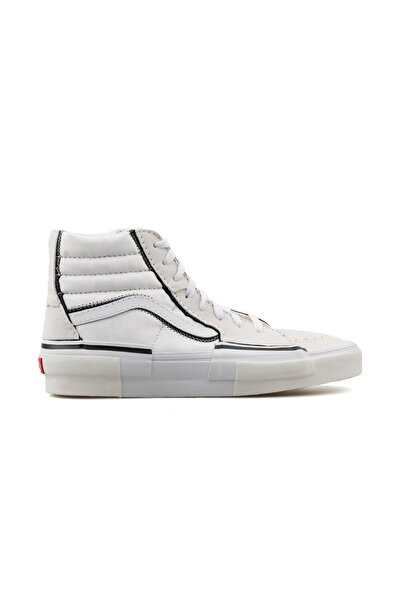Vans Sk8 Hi Reconstruct Unisex Çift Katmanlı Soyulabilen Süet Günlük Ayakkabı Vn0005ukqjm1 Beyaz
