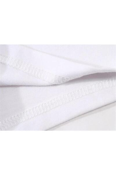 Touz I Love To Make Boys Cry Printed White Crop