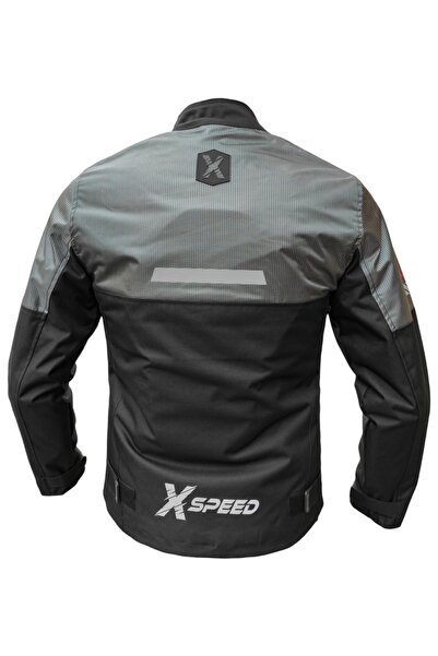 Xspeed Wise Korumalı Motosiklet Montu 50. Yıl Özel Gri