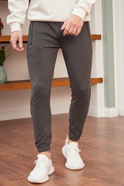 Danger Men's Regular-fit Sweatpants Anthracite