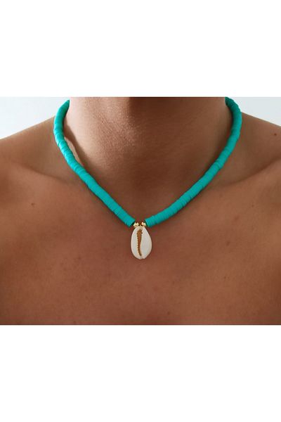 DENİZDENAL Seashell Summer Fimo Necklace