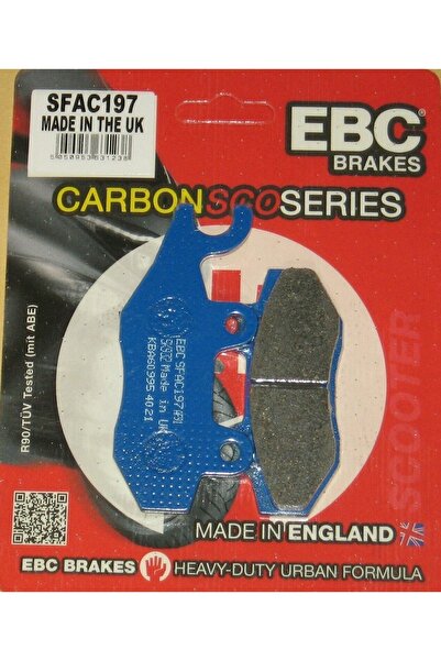 EBC Sfac197 2004-2017 Honda Cbf 150 Uyumlu Ön Fren Balatası Karbon Balata