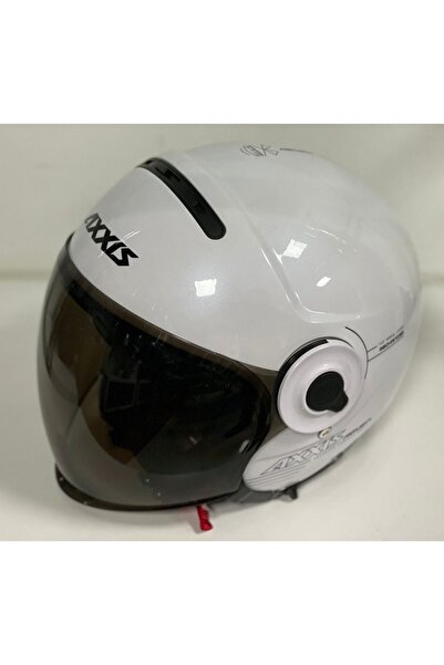 AXXIS Kask Raven Çenesiz Beyaz