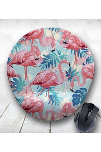 4k tasarım Mouse Pad Flamingo cu suport pentru încheietura mâinii
