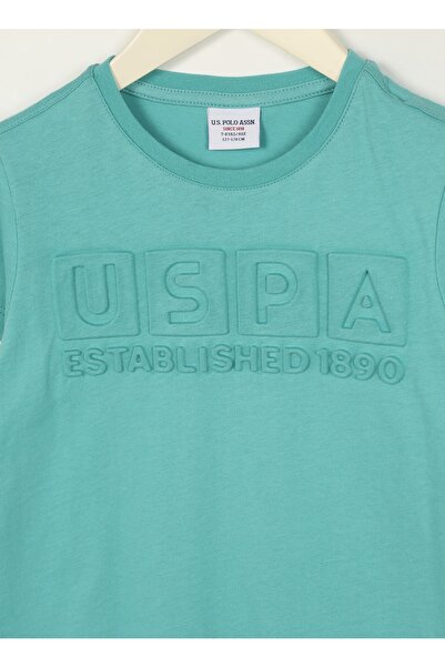 U.S. Polo Assn. Απλό μπλουζάκι Mint Boy Mexicoakıds