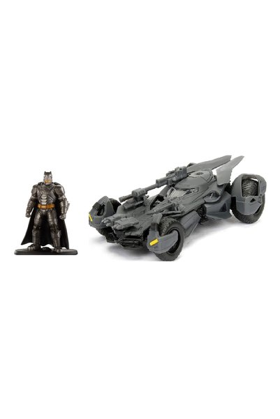 Batman Jada Justice League 1:32 Batmobile With Mattel Figure Limited Edition