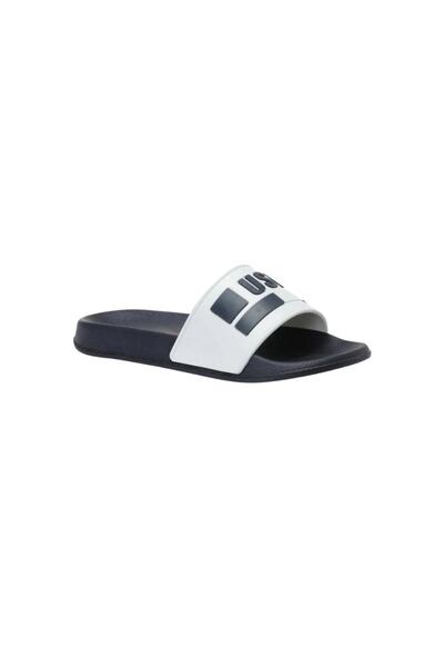 U.S. Polo Assn. شبشب الشاطئ U.S. Polo Assn Smaug 3fx باللون الأزرق الداكن وال...