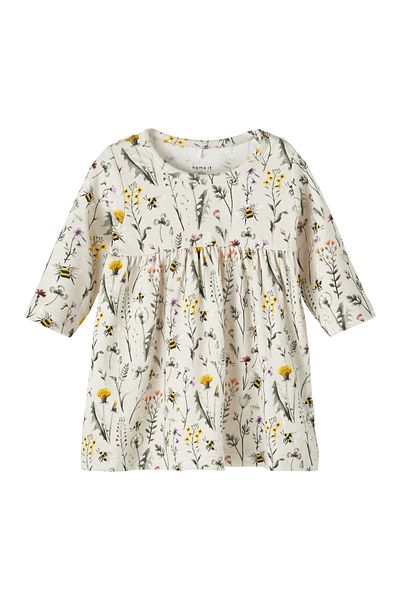 name ıt Kleid - Ecru - Gerüschter Saum