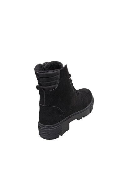 M.P. Mp Kadın Siyah Süet Bot Ayakkabı 222-2747zn 100