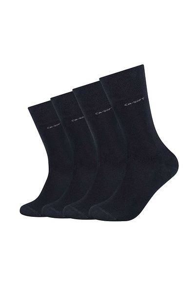 camano Unisex Socken - Weiche Socken, einfarbig, 4er Pack