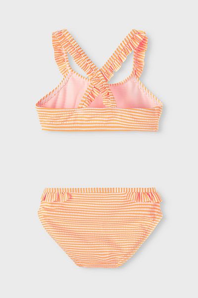 Name it Mädchen Bikini Set Orange