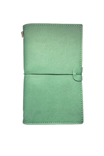 Yağmur Termo Deri Kapaklı Defter 3 Adet Iç Defter 144 Yaprak Yeşil