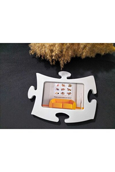 BELLARTE Birleştirilebilir Puzzle Şekilli Fotoğraf Çerçevesi (10X15)