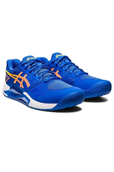Asics Gel Challenger 13 Mavi Turuncu Erkek Tenis Ayakkabısı
