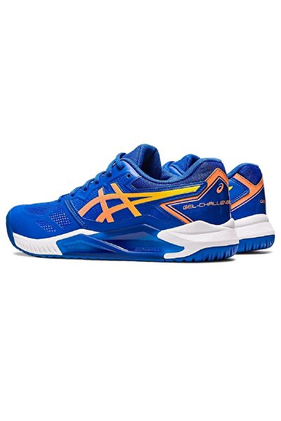 Asics Gel Challenger 13 Mavi Turuncu Erkek Tenis Ayakkabısı