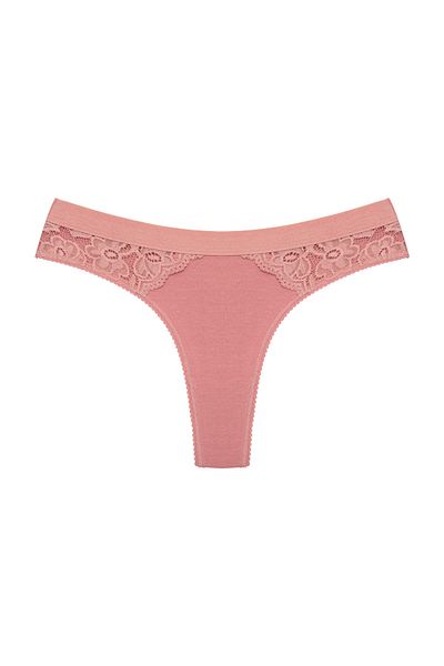 Zena Cotton Women's Thong Panties - 2-Piece, Elastic Waist