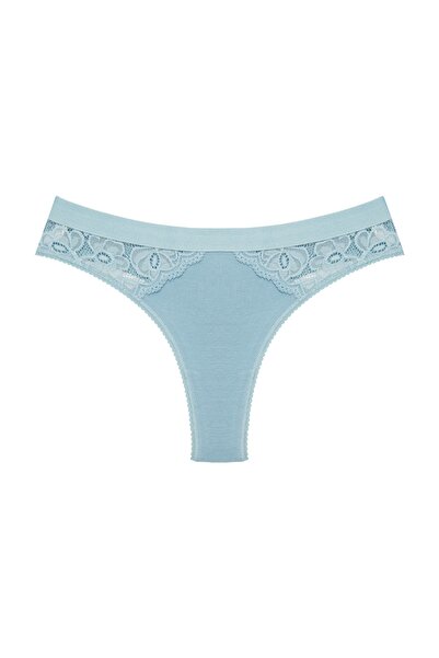 Zena Cotton Women's Thong Panties - 2-Piece, Elastic Waist
