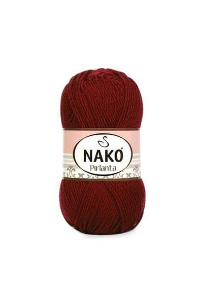 NAKO Diamond 01175 5 Pieces Amigurumi Thread Dark Red