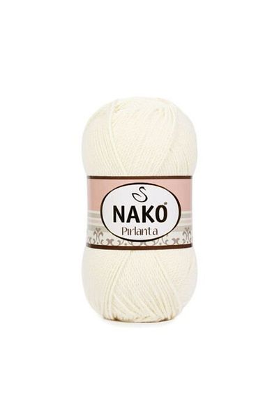 NAKO Diamond 00300 5 Pieces Amigurumi Thread Ecru