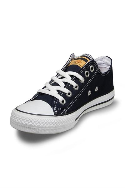 M.P. Mp Men's Lace-Up Navy Blue Canvas Shoes 231-1842mr 300