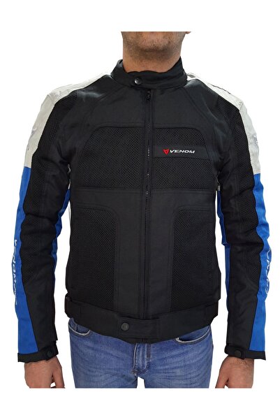 VENOM Ceket Dynamıc Açık Gri Mavi Çıkarılabilir Iç Astar 4 Mevsim