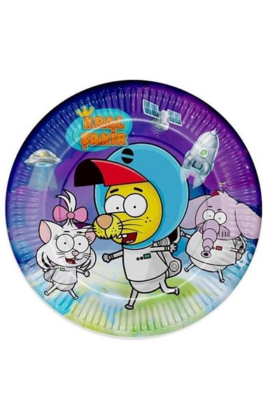 PARTİ SEPETİ King Şakir Space Themed Plate