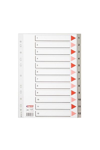 Bigpoint Separator PP 1-12 Numere Cutie de 25