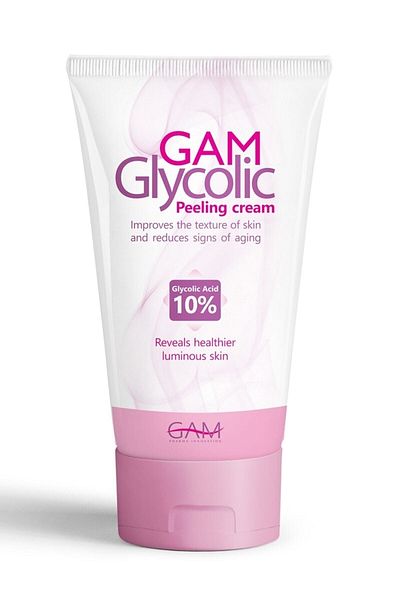 GAM Glycolic Peeling Cream, 10% Glycolic Acid, Provides Skin's Health, Vitality and Brightness