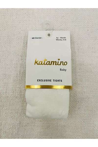 Katamino Betty Patterned Thin Baby Girl Pantyhose