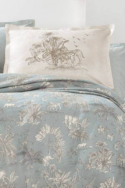 Yataş Aster Single Pique Set - Sage