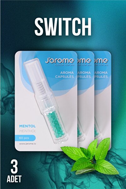 Jarome 3 ADET - Jarome Mentol Topu  SWITCH Aroma Kapsülleri - FRANSIZ