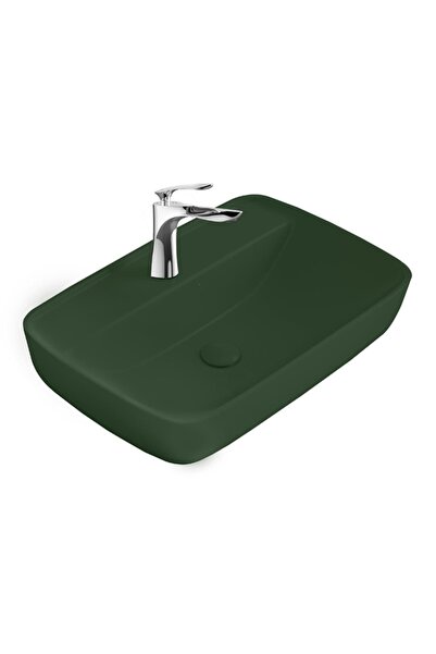 Paluci Enzo Matt Green Çanak Lavabo