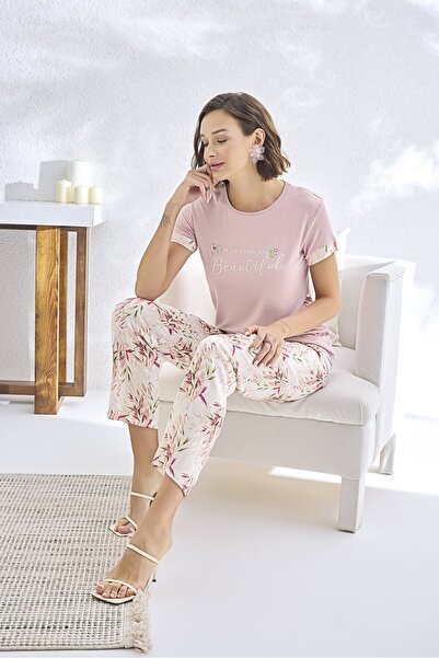 Sevim 14302 Baskılı Pijama Takım