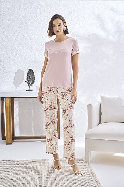 Sevim 14302 Baskılı Pijama Takım