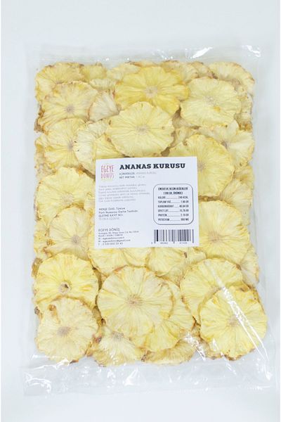 EGEYE DÖNÜŞ 1 Kg Pineapple Dried Fruit Chips - Sugar-Free Cocktail Dress
