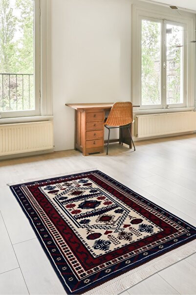 Naar Halı Yağcıbedir 64005 Kırmızı El Dokuma Otantik Dokuma Taban Halı