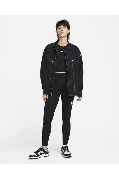 Nike Sportswear Swoosh Yüksek Belli Kadın Taytı Dm6207-010