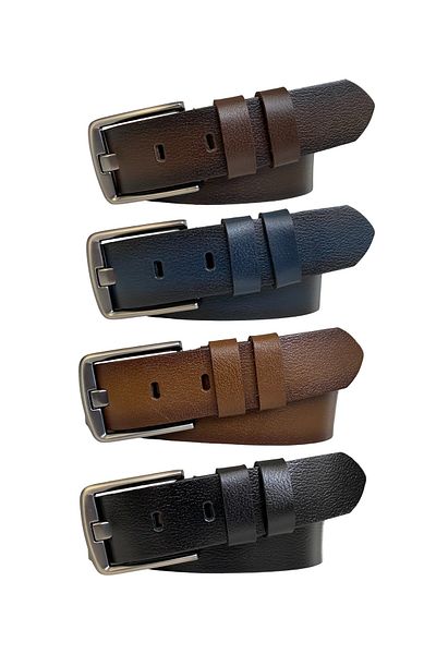 GoDeri 100% piele autentică, limbă largă afumată legendară; Set 4 Centuri 4 Cm=4cm-afumat-set-limba-lată