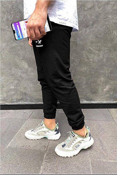 De Carte Men's Slim Fit Jogger Printed Sweatpants