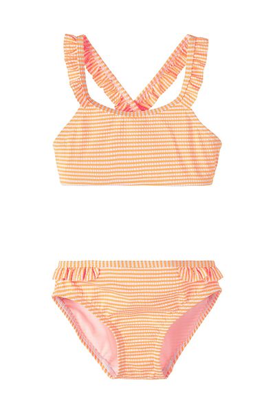 Name it Mädchen Bikini Set Orange