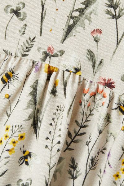 name ıt Kleid - Ecru - Gerüschter Saum