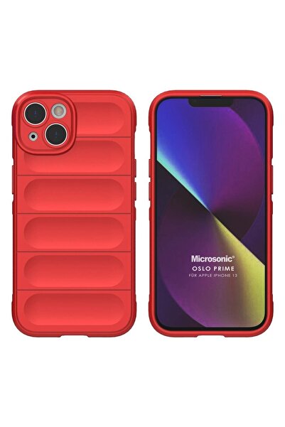 Microsonic Apple Iphone 13 Kılıf Oslo Prime Kırmızı