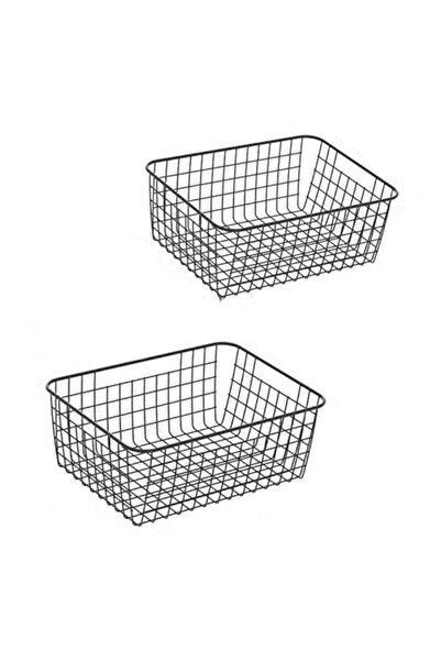 LEFİEV سلة مكياج مكونة من قطعتين داخل الخزانة ومنظم ألعاب المطبخ والحمام