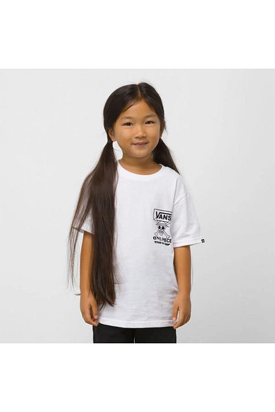Vans Tricou Alb Pentru Copii