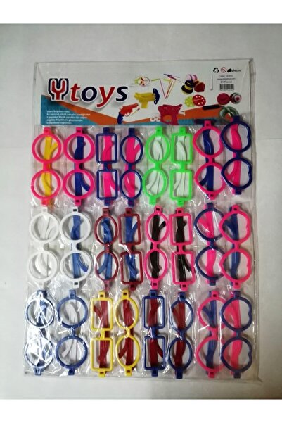 Yoko Toys Rengarenk Gözlük Oyuncak 12 Adet