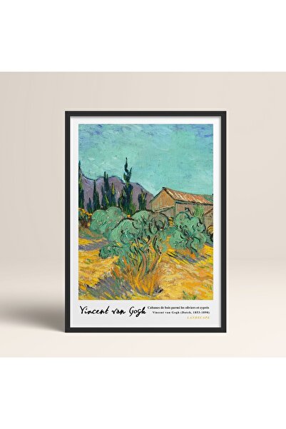 HOMEPACK Uramljena slika Vinsenta van Goga 30x40cm 40x60cm 50x70cm Crno-bela ...