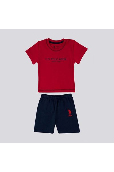 U.S. Polo Assn. U.s. Polo Assn Set de 2 tricouri cu mânecă scurtă Team Usb1067