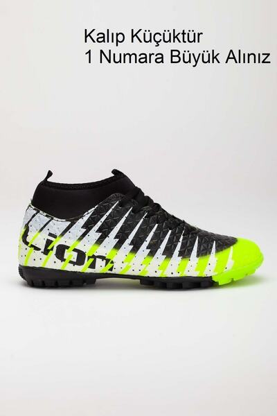 Freemax Pantofi de fotbal unisex Astroturf cu șosete Galben Negru
