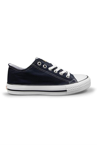 M.P. Mp Men's Lace-Up Navy Blue Canvas Shoes 231-1842mr 300
